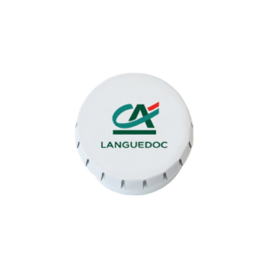 Boîte clic-clac 45 mm avec pastilles menthe Vegan