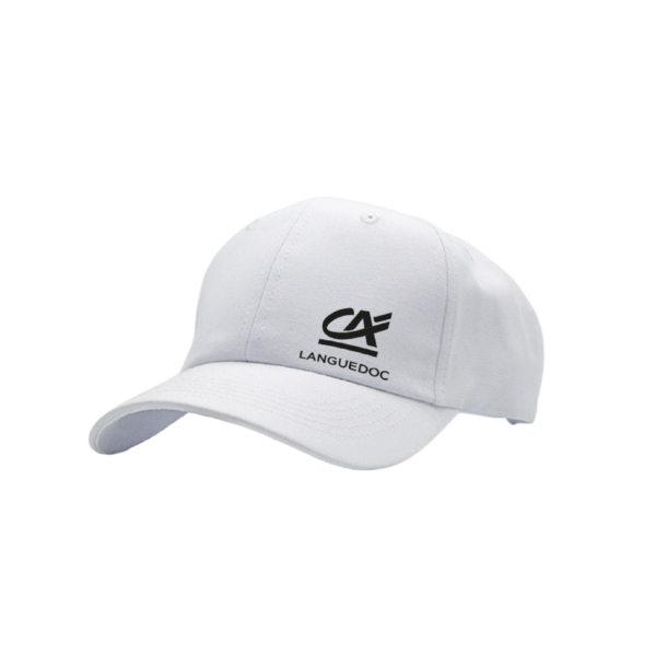 Casquette blanche en coton bio – Made in Europe