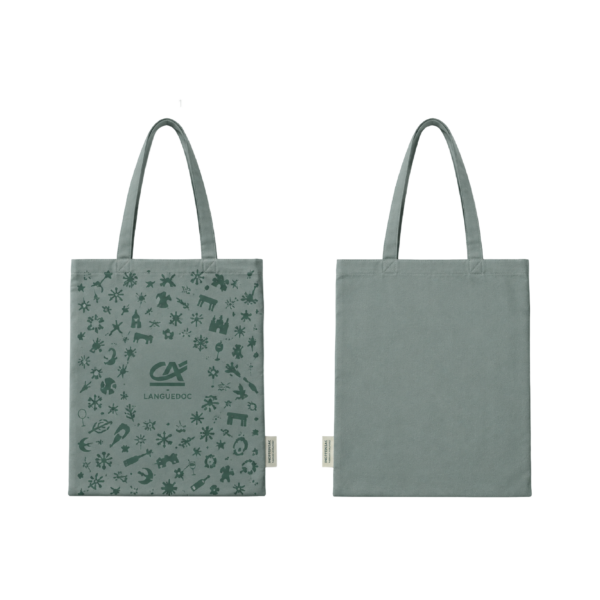 Tote bag recyclé personnalisé Crédit Agricole Languedoc