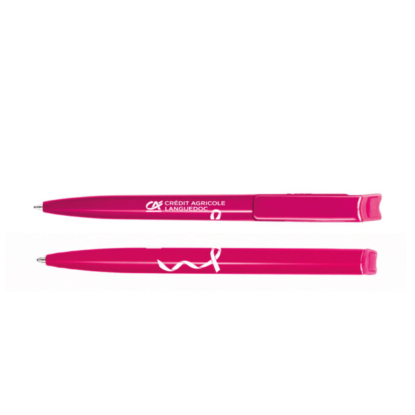 Stylo bille – RPET - Octobre rose